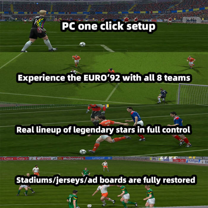 PES6 UEFA EURO 1992 game patch mod - 图片 2