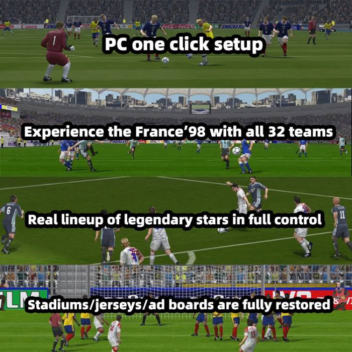 PES6 World Cup France 1998 patch mod - 图片 2