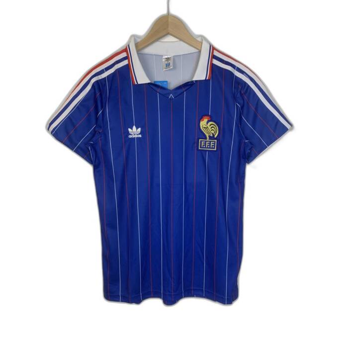 WORLD CUP 82 FRANCE JERSEY HOME KIT 1982 RETRO REISSUE FREE SHIPPING