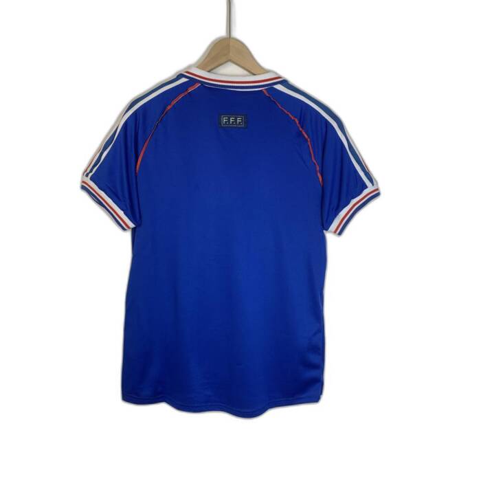 World Cup 98 France Jersey Home kit 1998 retro reissue free shipping - 图片 2