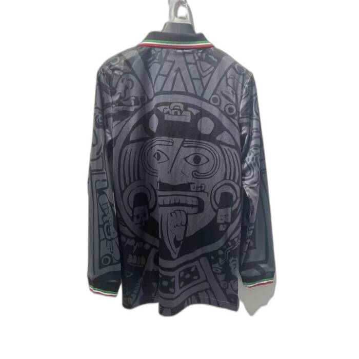 World Cup 98 Mexico Jersey Away kit black 1998 retro reissue free shipping - 图片 4