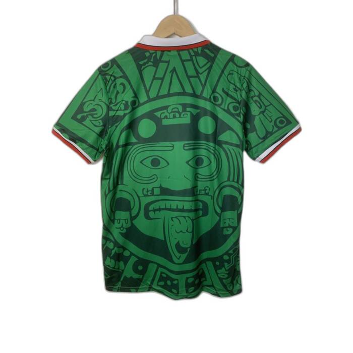 World Cup 98 Mexico Jersey Home kit 1998 retro reissue free shipping - 图片 2