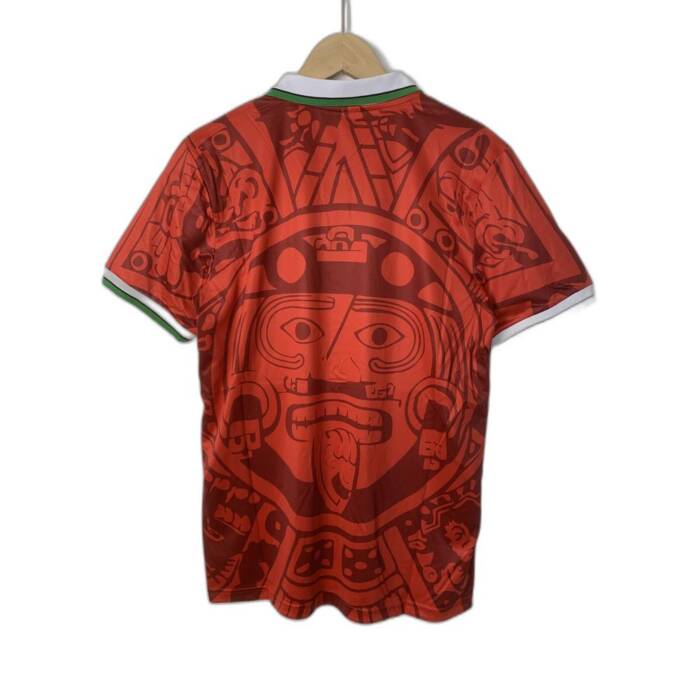 World Cup 98 Mexico Jersey Away kit red 1998 retro reissue free shipping - 图片 2